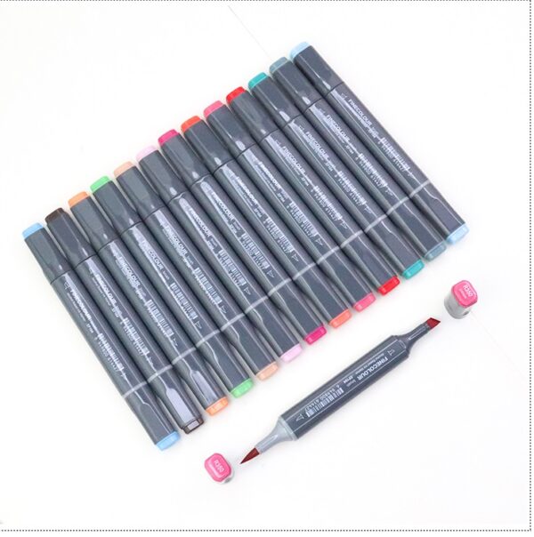 Finecolour EF104 Alcohol Sketch Brush Markers 24-Piece Skin Tone Set - Image 8