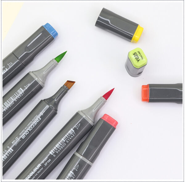 Finecolour EF104 Alcohol Sketch Brush Markers 24-Piece Skin Tone Set - Image 10
