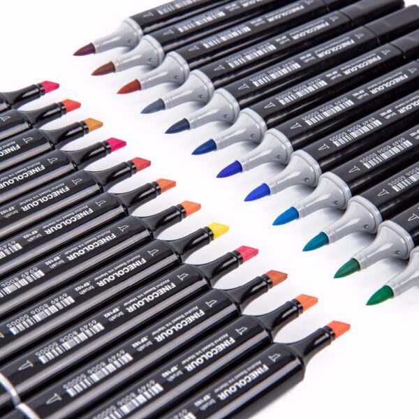 EF102 Brush Alcohol Art Markers 72-Piece Anime Pouch Set - Image 7